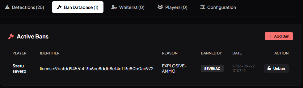 Bans